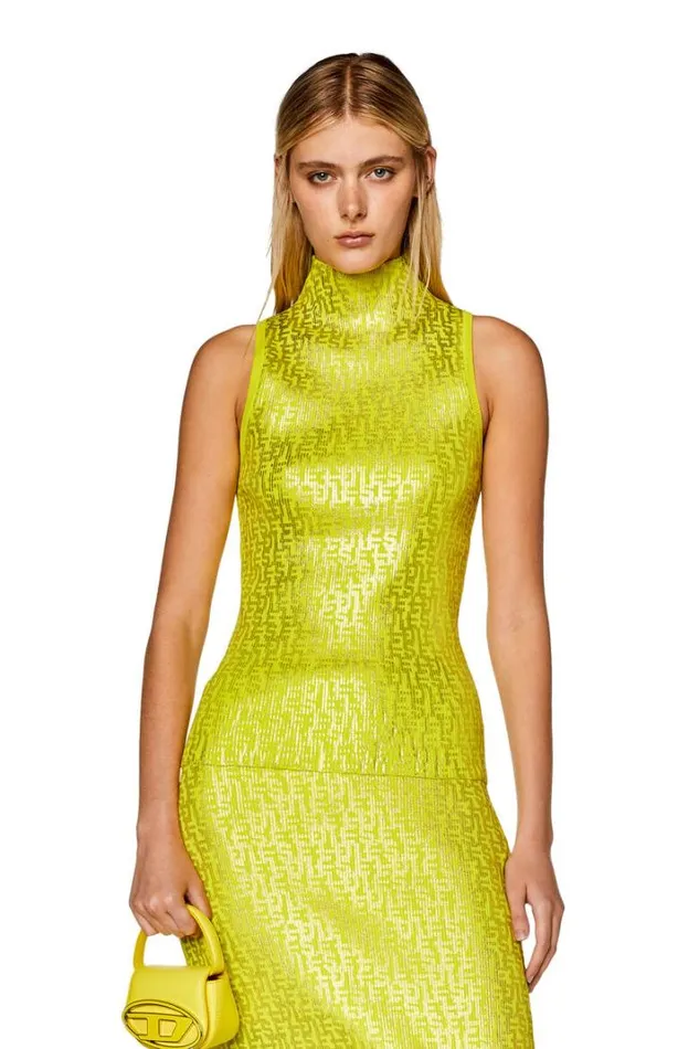 Women MEgeo Yellow Diesel Knitwear