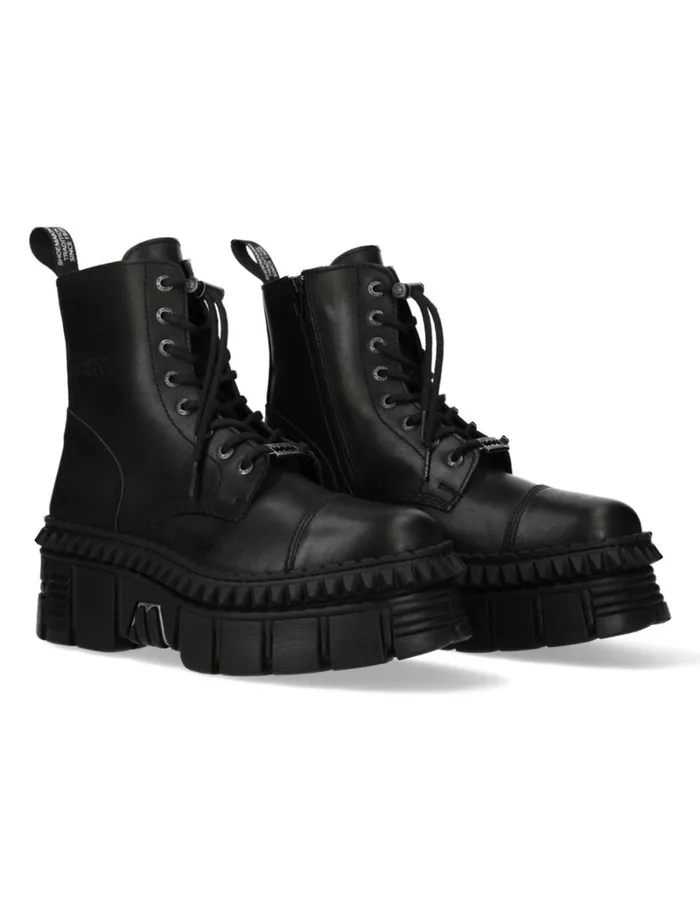 Women MWall083cctS6 New Rock Military