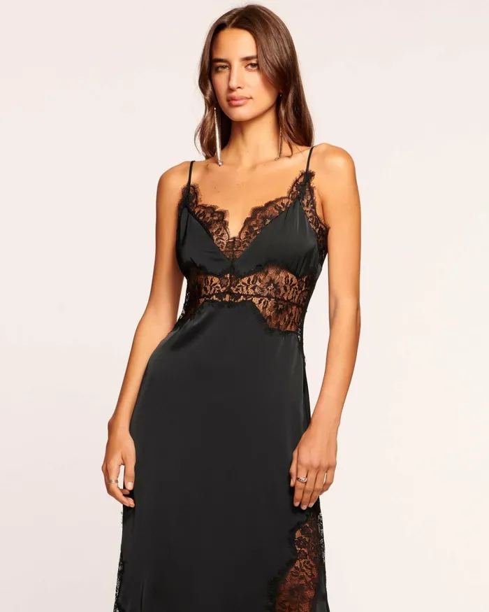 Women Maren Slip Midi Dress Bright Amethyst Ramy Brook Dresses