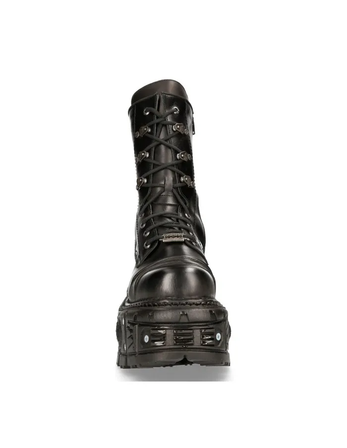 WomenMen Ankle Boot Black Imperfect MTank005cC1 New Rock Boots WomenMen Ankle Boot Black Imperfect MTank005cC1 New Rock Boots