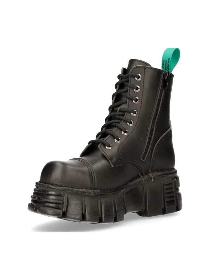 WomenMen Ankle Boot Metallic MMili083cV1 New Rock Boots WomenMen Ankle Boot Metallic MMili083cV1 New Rock Boots