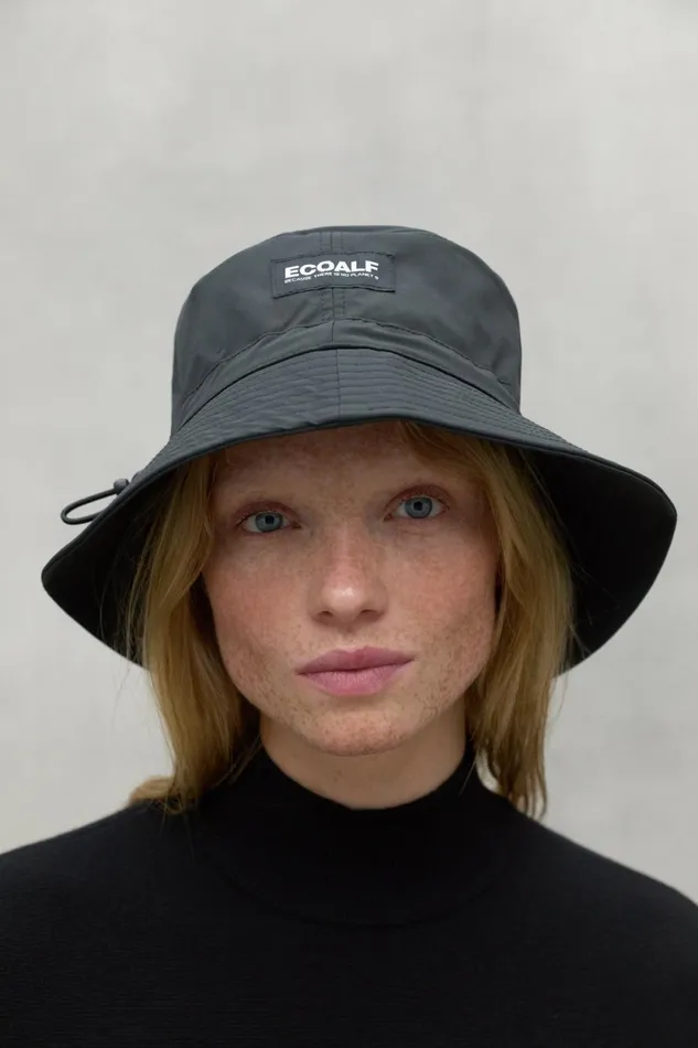 WomenMen Black Fisher Bas Hat Ecoalf Hats And Scarves
