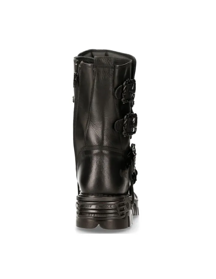 WomenMen Boot Black Reactor M391S18 New Rock Boots WomenMen Boot Black Reactor M391S18 New Rock Boots