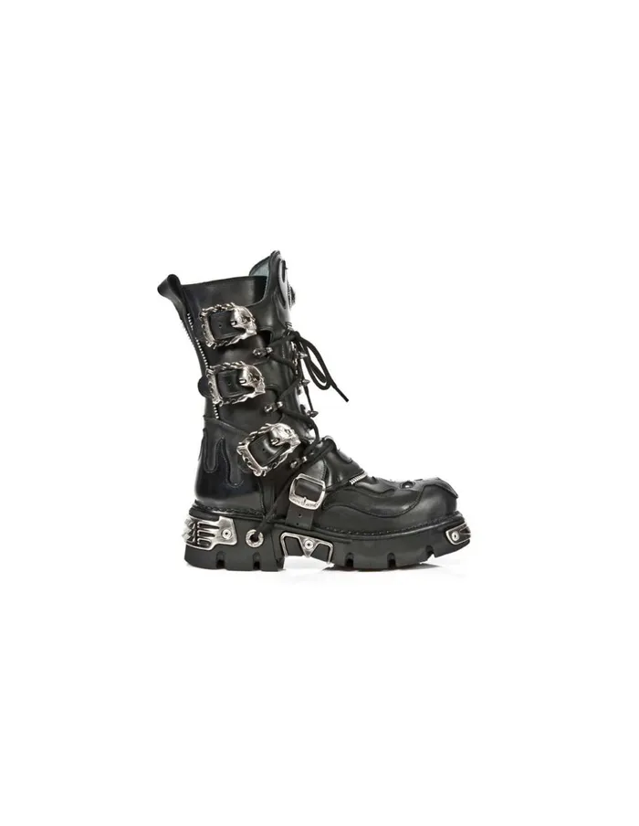 WomenMen Boot Metallic M1007C1 New Rock Boots WomenMen Boot Metallic M1007C1 New Rock Boots