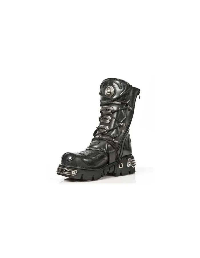 WomenMen Boot Metallic M1007C1 New Rock Boots WomenMen Boot Metallic M1007C1 New Rock Boots