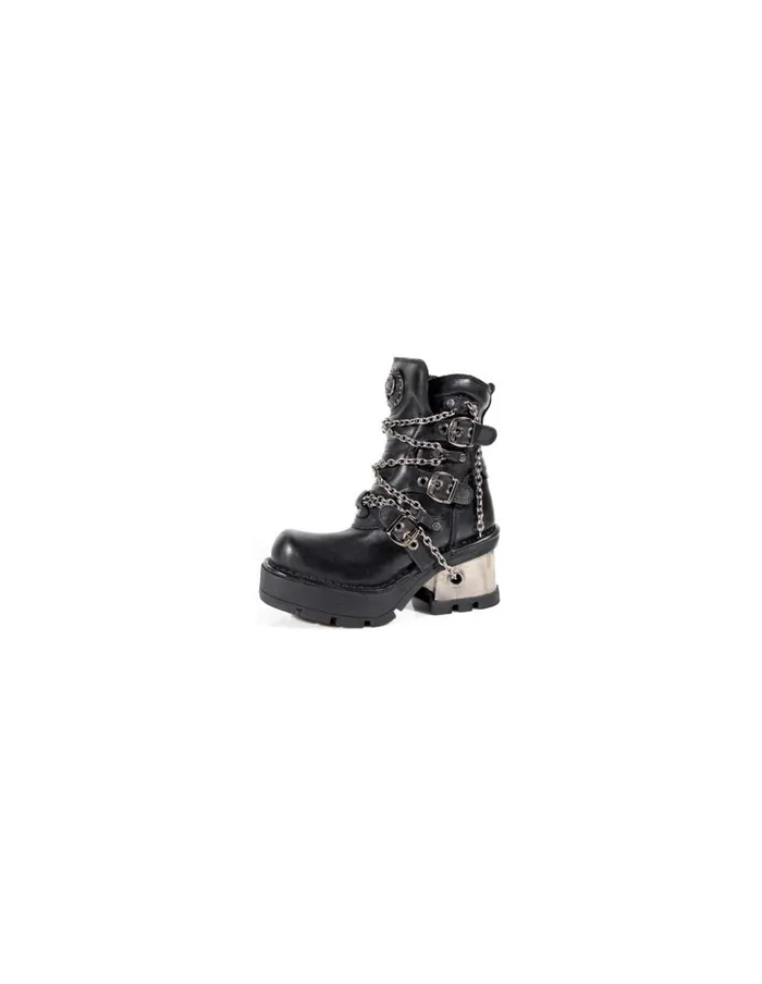 WomenMen Boot Metallic M1015C2 New Rock Boots