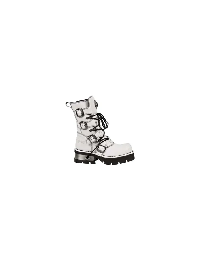 WomenMen Boot Metallic M373C38 New Rock Boots