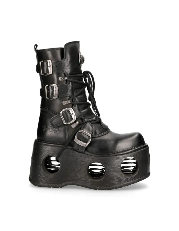 WomenMen Boot Metallic M373S2 New Rock Boots WomenMen Boot Metallic M373S2 New Rock Boots