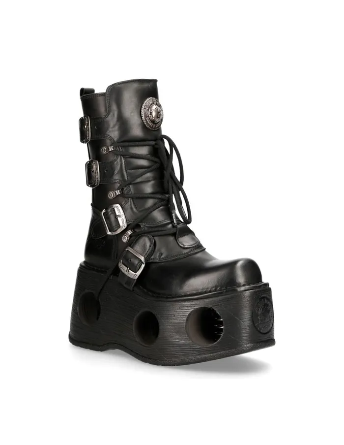 WomenMen Boot Metallic M373S2 New Rock Boots WomenMen Boot Metallic M373S2 New Rock Boots