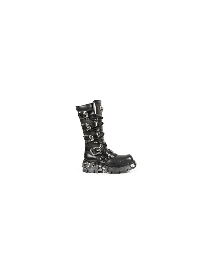 WomenMen Boot Metallic M402C10 New Rock High Boots
