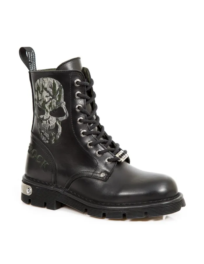 WomenMen Boot Metallic MMili120C5 New Rock Boots