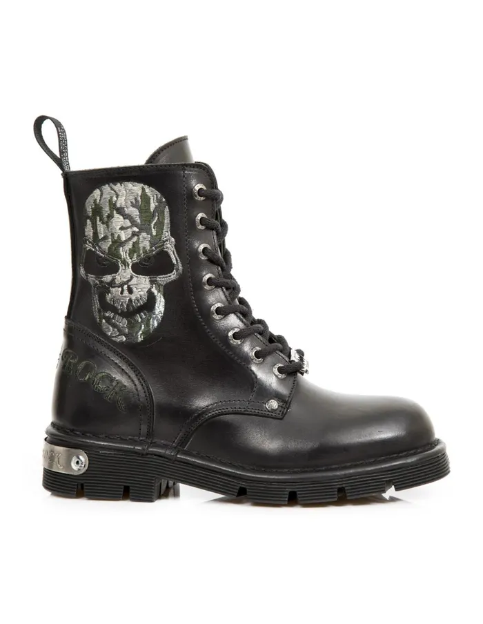 WomenMen Boot Metallic MMili120C5 New Rock Boots WomenMen Boot Metallic MMili120C5 New Rock Boots