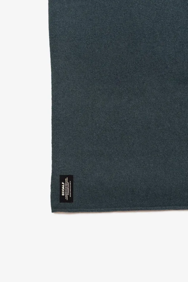 WomenMen Dark Green Wool Scarf Ecoalf Hats And Scarves