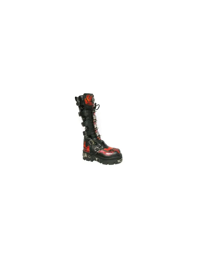 WomenMen High Boot Metallic M161C2 New Rock High Boots