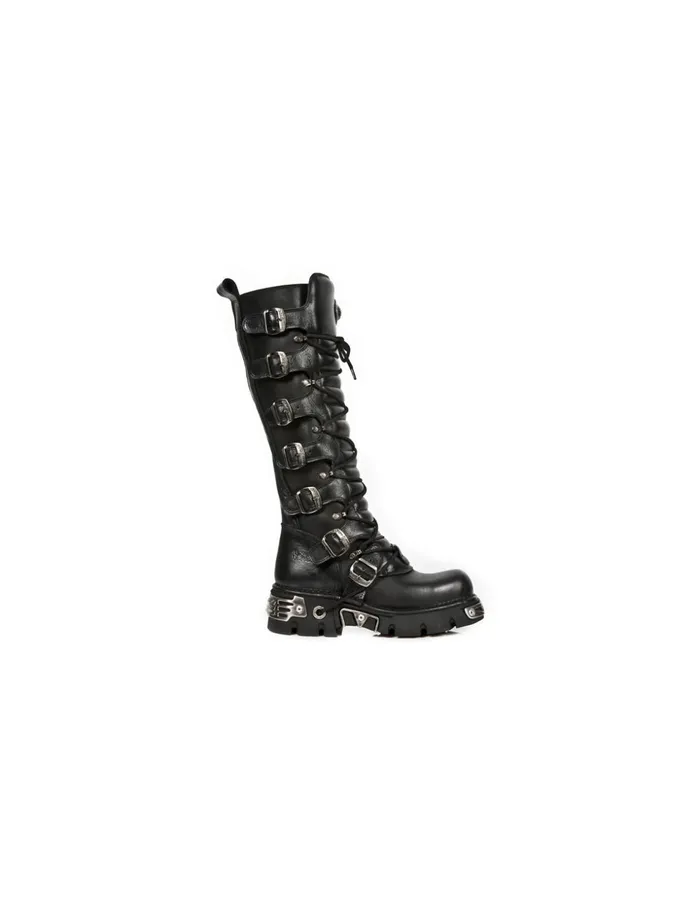 WomenMen High Boot Metallic M273C1 New Rock High Boots