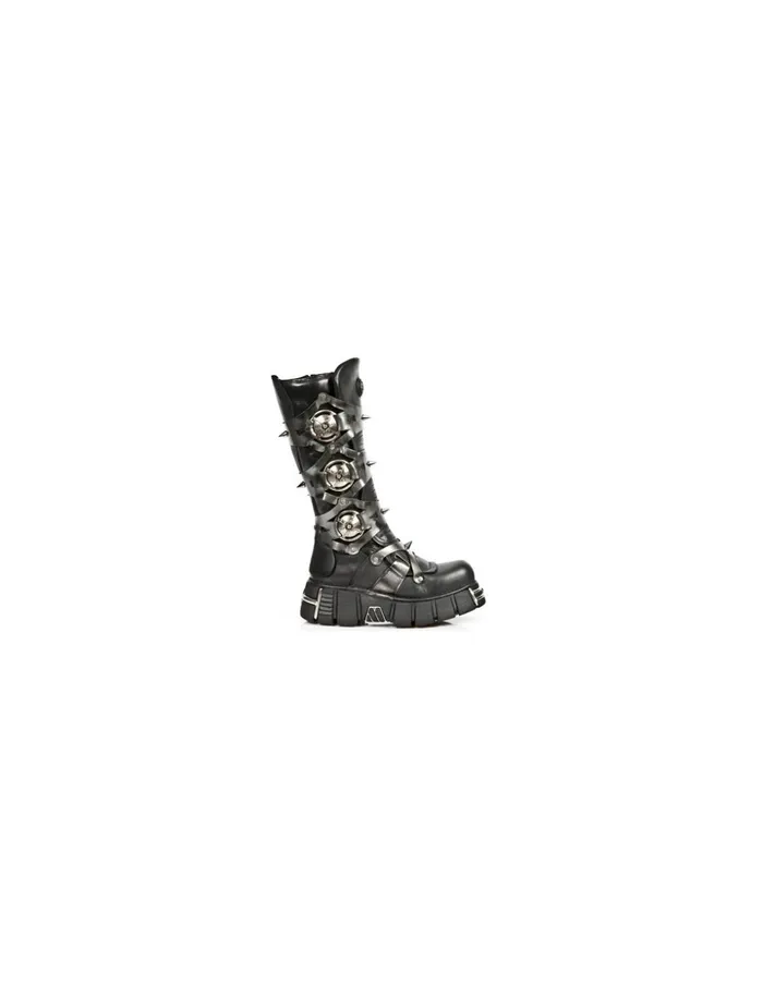 WomenMen High Boot Metallic M735C10 New Rock Boots