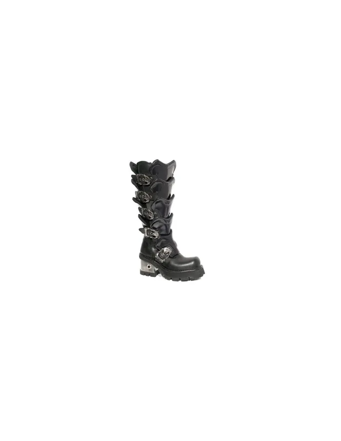 WomenMen High Boot Metallic M741C1 New Rock Boots