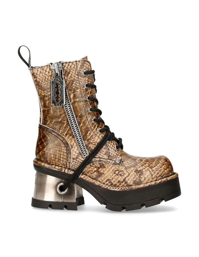 WomenMen Metallic M1045C9 New Rock Boots WomenMen Metallic M1045C9 New Rock Boots