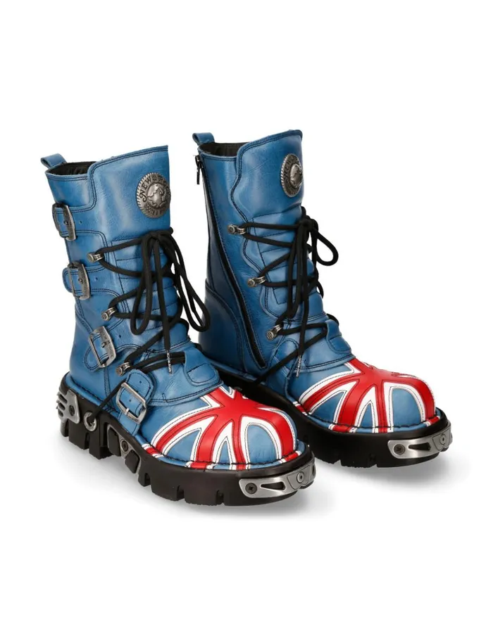 WomenMen Metallic M184C2 New Rock Boots WomenMen Metallic M184C2 New Rock Boots