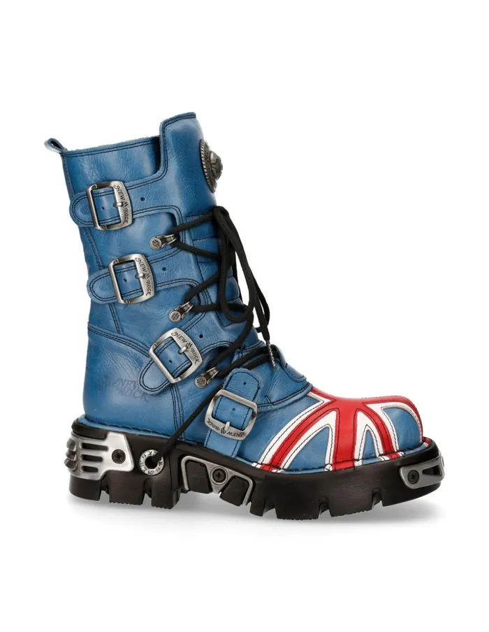 WomenMen Metallic M184C2 New Rock Boots WomenMen Metallic M184C2 New Rock Boots