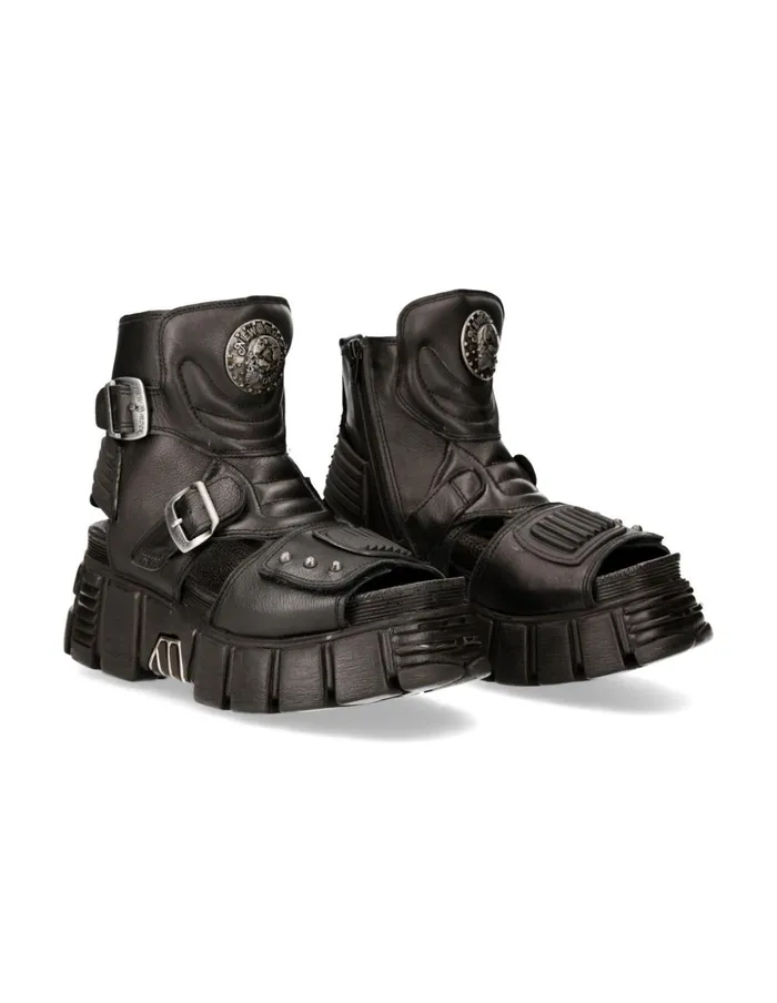 WomenMen Metallic MBios106C5 New Rock Sandals