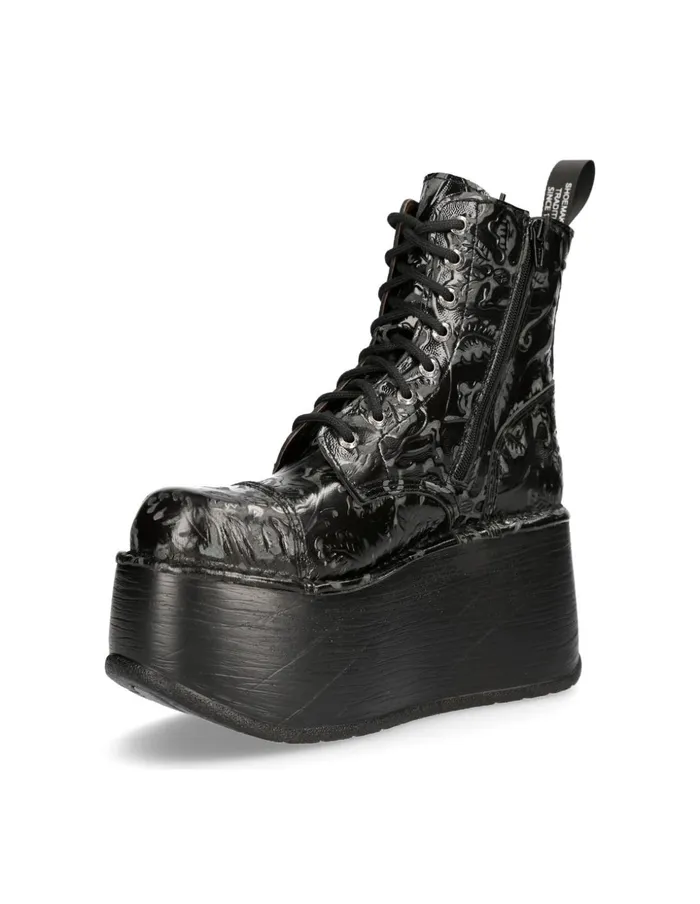 WomenMen Metallic MMili083cC18 New Rock Boots WomenMen Metallic MMili083cC18 New Rock Boots