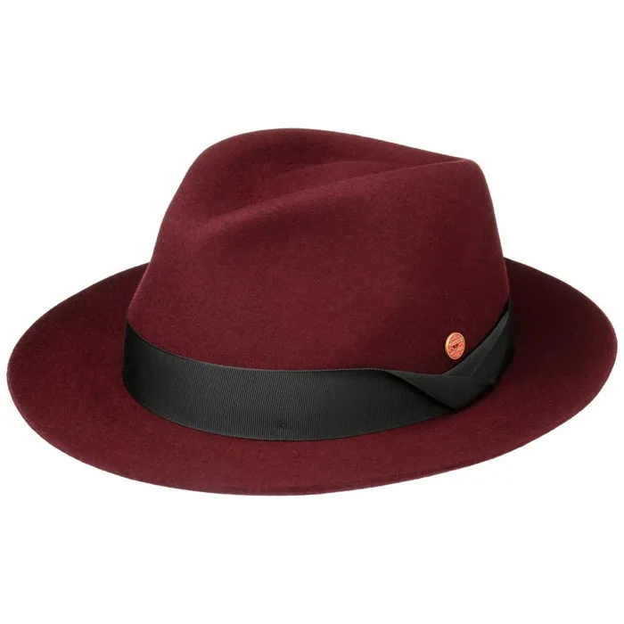 WomenMen Pork Pie Hats Mayser Samuel Wollhut Lilac WomenMen Pork Pie Hats Mayser Samuel Wollhut Lilac