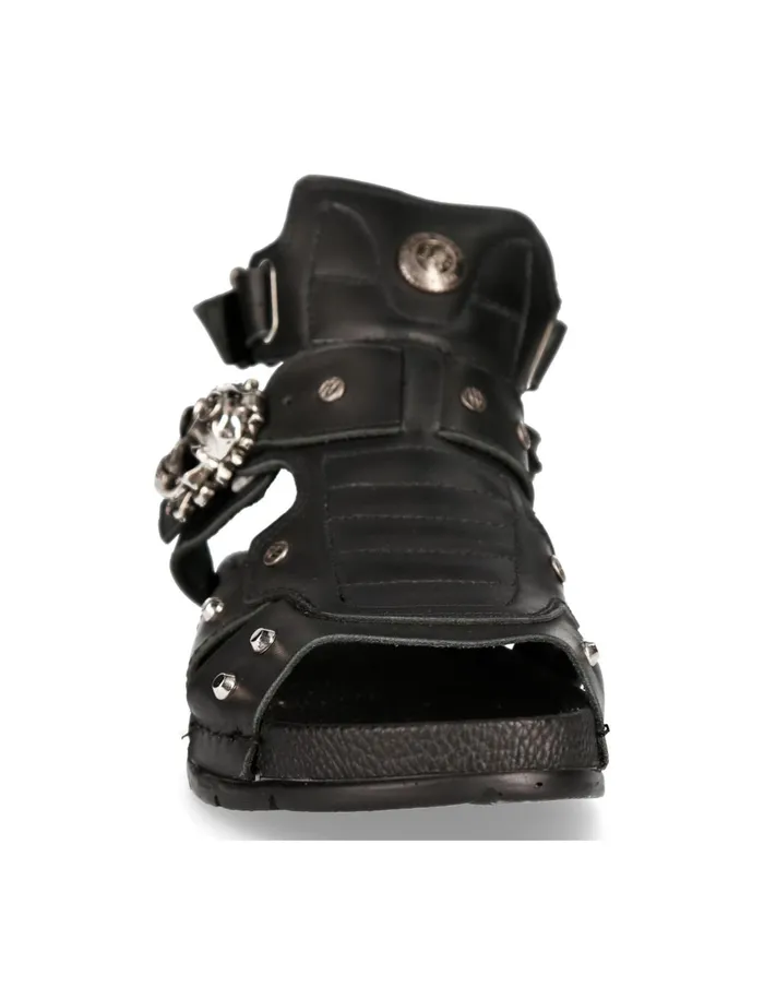 WomenMen Sandal Black MBio17S1 New Rock Sandals WomenMen Sandal Black MBio17S1 New Rock Sandals