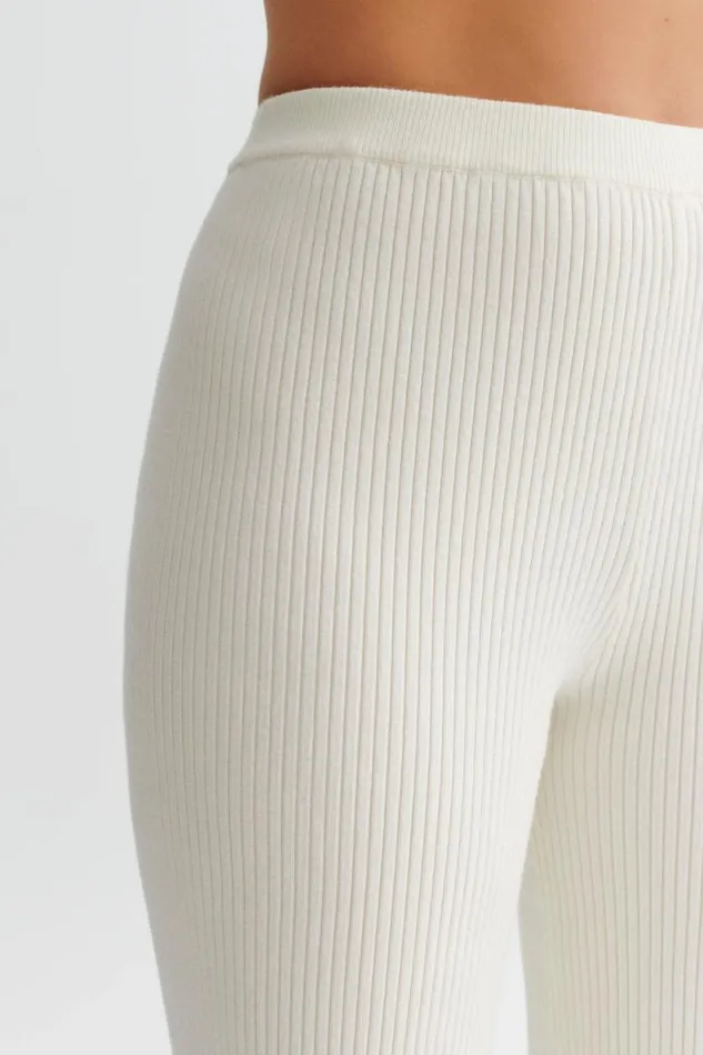 Women Meshki Bottoms Calypso Knit Trousers 8211 Ivory