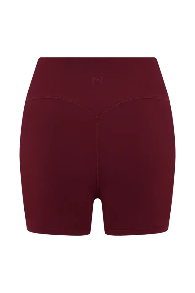 Women Meshki Bottoms Orion Active Bike Shorts 8211 Burgundy