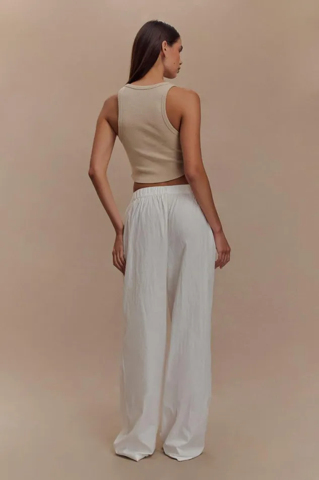 Women Meshki Tops Morgana Ribbed Tank Top 8211 Neutral Marle