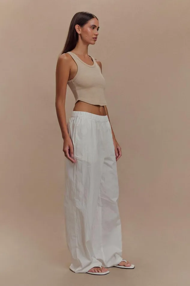 Women Meshki Tops Morgana Ribbed Tank Top 8211 Neutral Marle