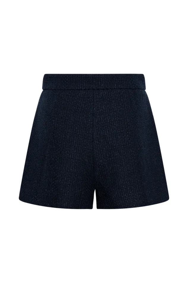 Women Meshki Two Piece Sets Parker Boucle Shorts 8211 Midnight Blue