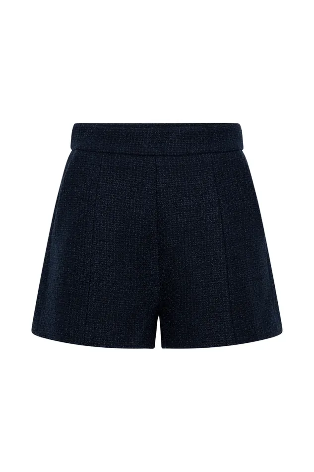 Women Meshki Two Piece Sets Parker Boucle Shorts 8211 Midnight Blue
