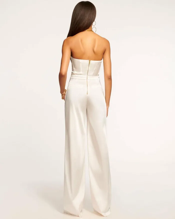 Women Mira Strapless Jumpsuit Soiree Red Ramy Brook Dresses Women Mira Strapless Jumpsuit Soiree Red Ramy Brook Dresses