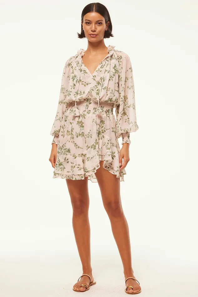 Women MISA Los Angeles Dresses ALMAHA DRESS White Sage Botanica