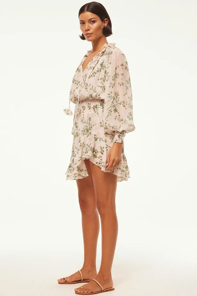 Women MISA Los Angeles Dresses ALMAHA DRESS White Sage Botanica