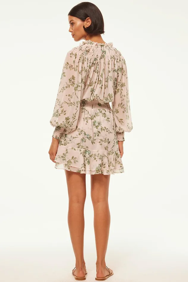 Women MISA Los Angeles Dresses ALMAHA DRESS White Sage Botanica
