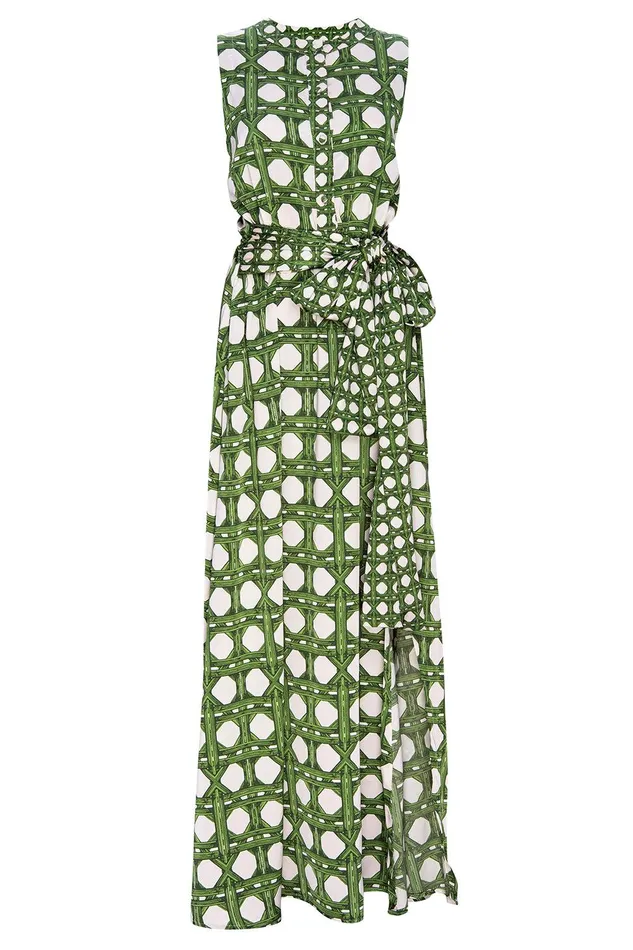 Women MISA Los Angeles Dresses ANABELLA DRESS Rattan Tile Mix