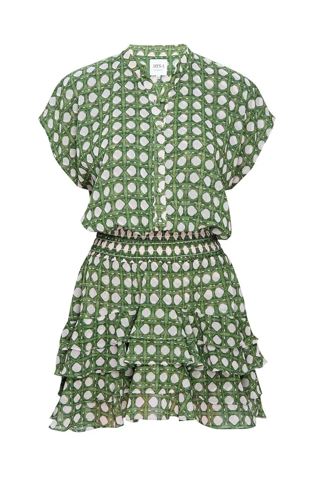 Women MISA Los Angeles Dresses EVIE DRESS Rattan Tile