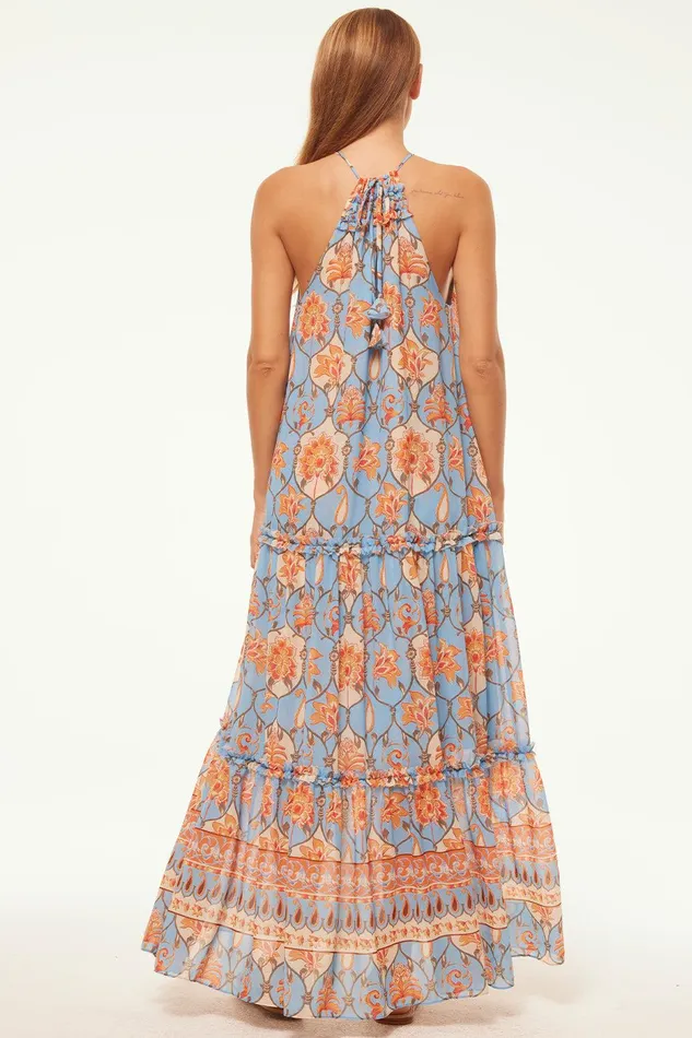 Women MISA Los Angeles Dresses LALA DRESS Caged Floral
