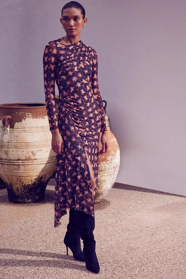 Women MISA Los Angeles Dresses MARINA DRESS Angel Glow