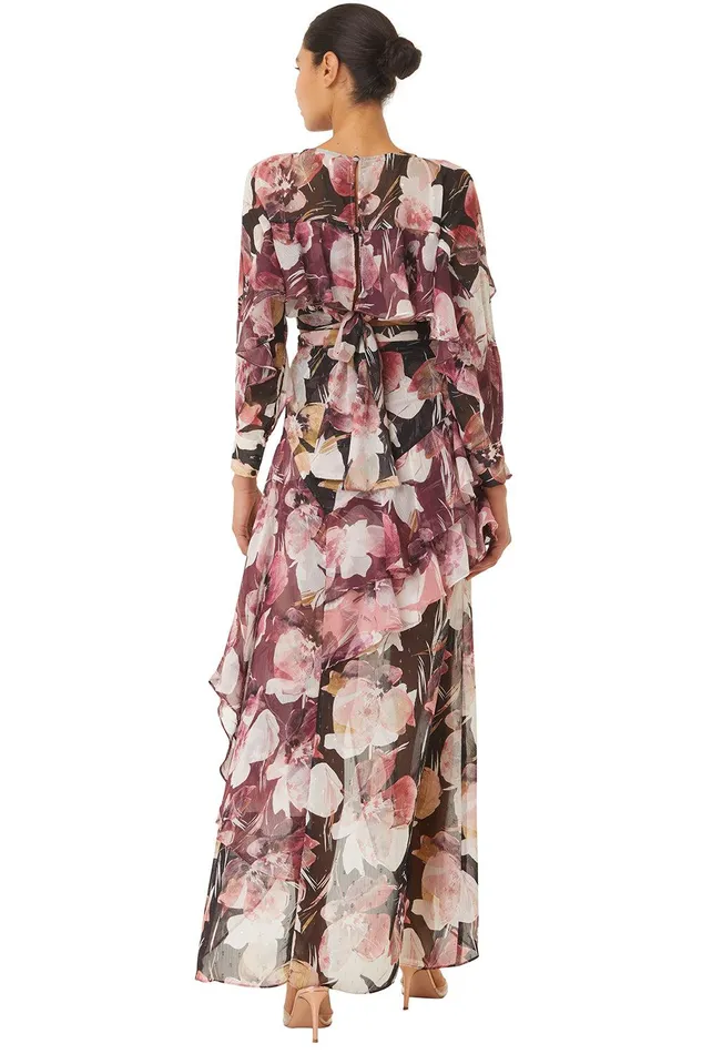 Women MISA Los Angeles Matching Sets FRANCA SKIRT Flora Tropical Mix