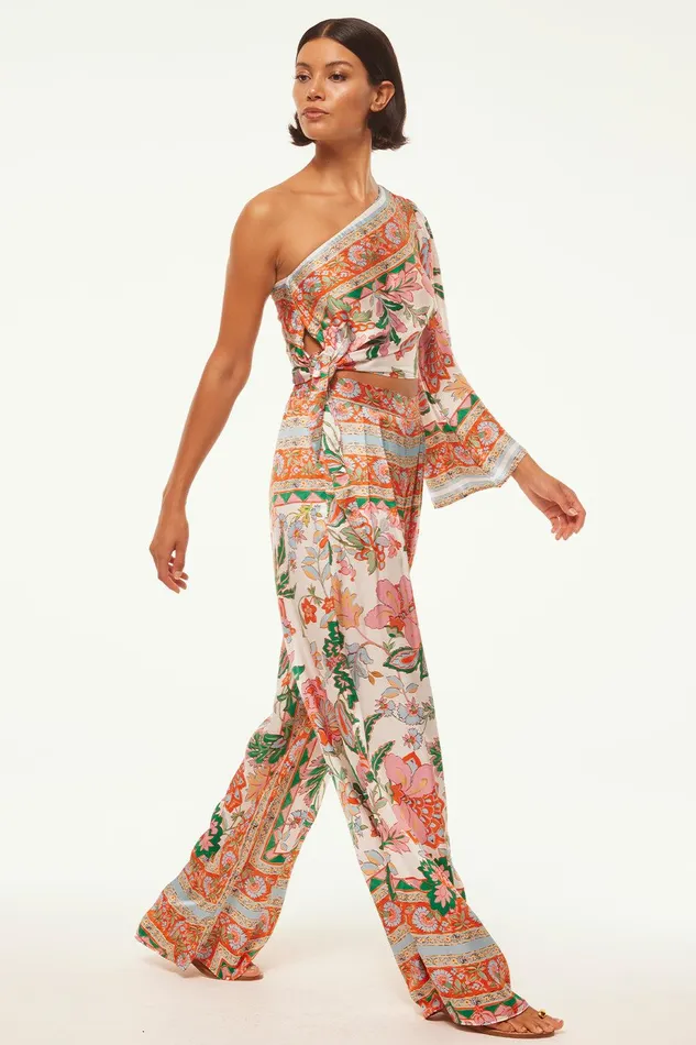 Women MISA Los Angeles Matching Sets KASPIA TOP Casablanca Border Mix