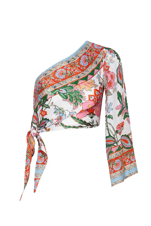 Women MISA Los Angeles Matching Sets KASPIA TOP Casablanca Border Mix