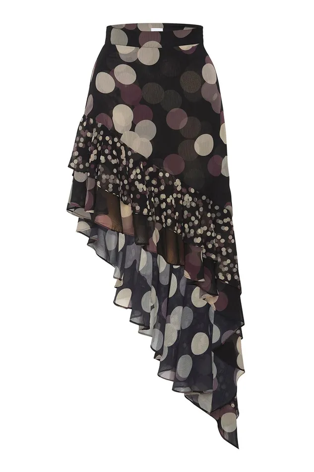 Women MISA Los Angeles Matching Sets SKY SKIRT Polka Dot Mix