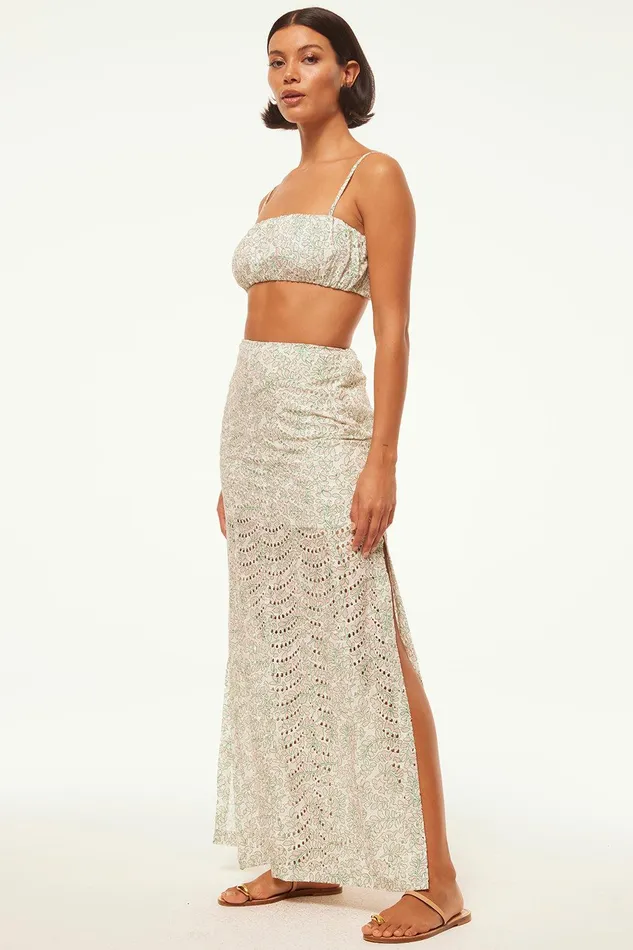 Women MISA Los Angeles Matching Sets TERESA TOP Dewdrop Eyelet