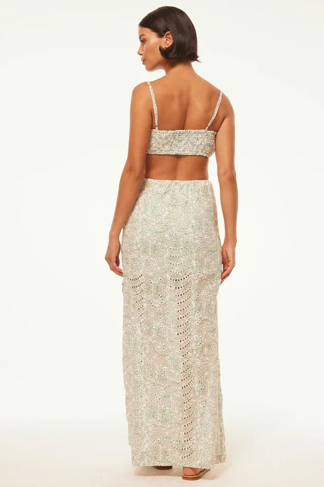 Women MISA Los Angeles Matching Sets TERESA TOP Dewdrop Eyelet