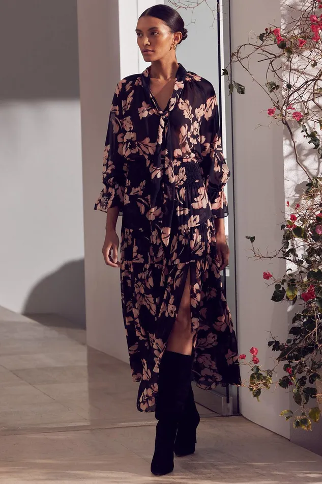 Women MISA Los Angeles Skirts and Shorts BAR SKIRT Auric Flora