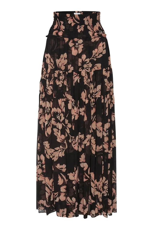 Women MISA Los Angeles Skirts and Shorts BAR SKIRT Auric Flora